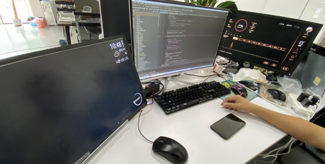 retangle backlit smart mirror