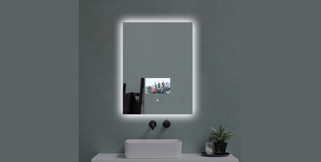 backlit bluetooth smart mirror