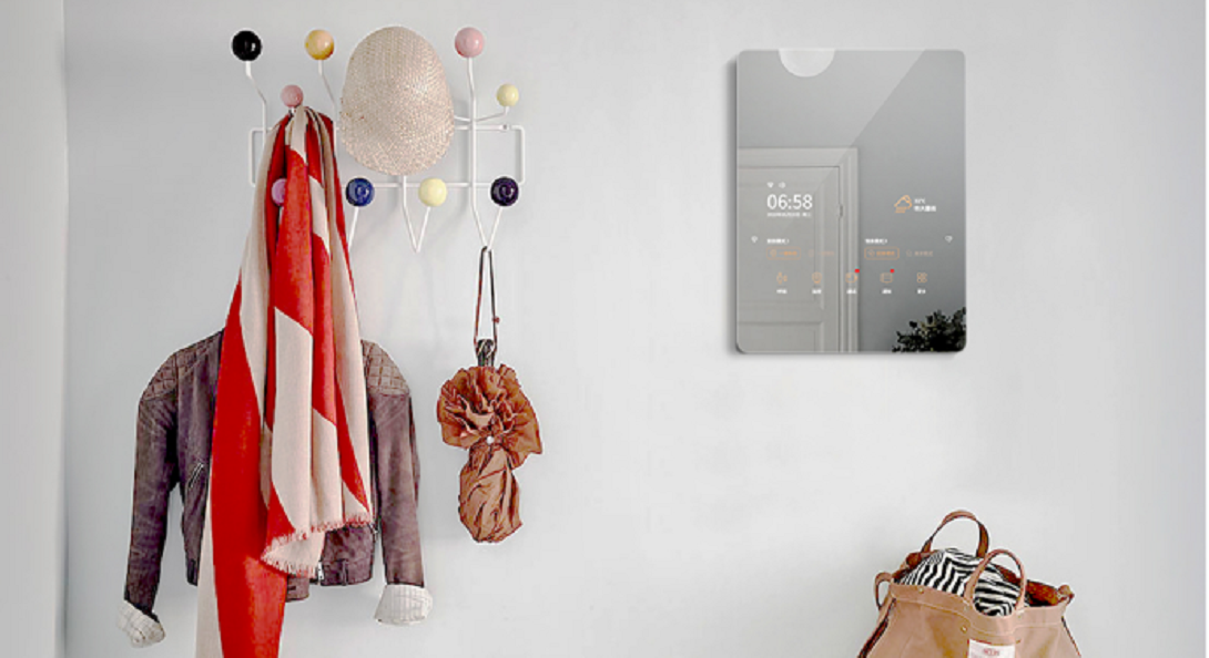 mirror with tv screen