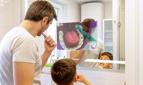 Fitbathmirrorスマートバスルームミラー、バスルームを改造するための最初の選択肢