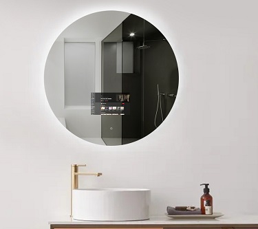 バックライト付きスマートFitbathmirrorミラーVS従来のライトミラー