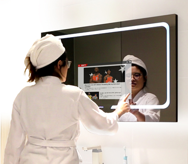 アプリ付きFitbathmirrorスマートミラー
